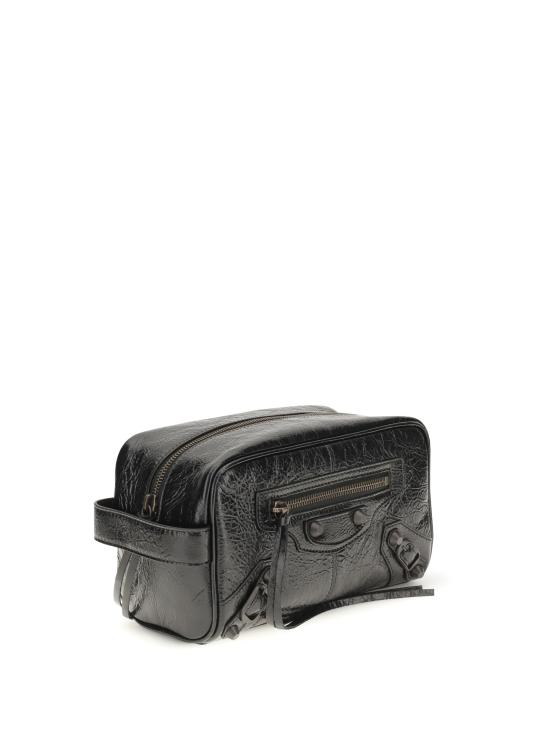 26FW 발렌시아가 르 시티 토일레트리 파우치 8726682ABFY BLACK - BALENCIAGA