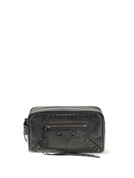 26FW 발렌시아가 르 시티 토일레트리 파우치 8726682ABFY BLACK - BALENCIAGA