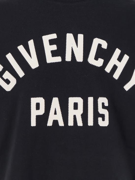 26FW 지방시 맥시 로고 코튼 티셔츠 BM71NK3YRS BLACK - GIVENCHY