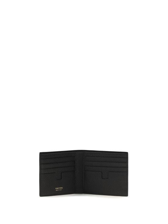 26FW 톰포드 그레인 레더 클래식 반지갑 Y0228LCL158G BLACK - TOMFORD