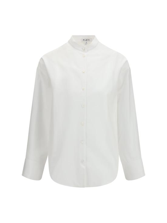 26SS 알라이아 셔츠 AA9C1010T611C WHITE - ALAIA