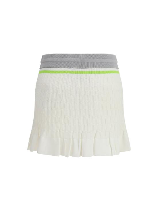 26SS 카사블랑카 스커트 WSP26KW124801 WHITE - CASABLANCA