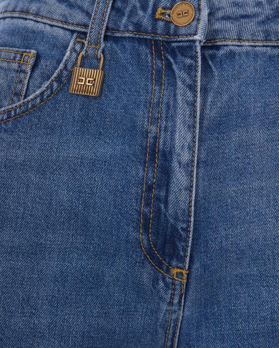 26FW 엘리자베타프랜치 데님 팬츠 PJ14D66E2 BLUE - ELISABETTA FRANCHI