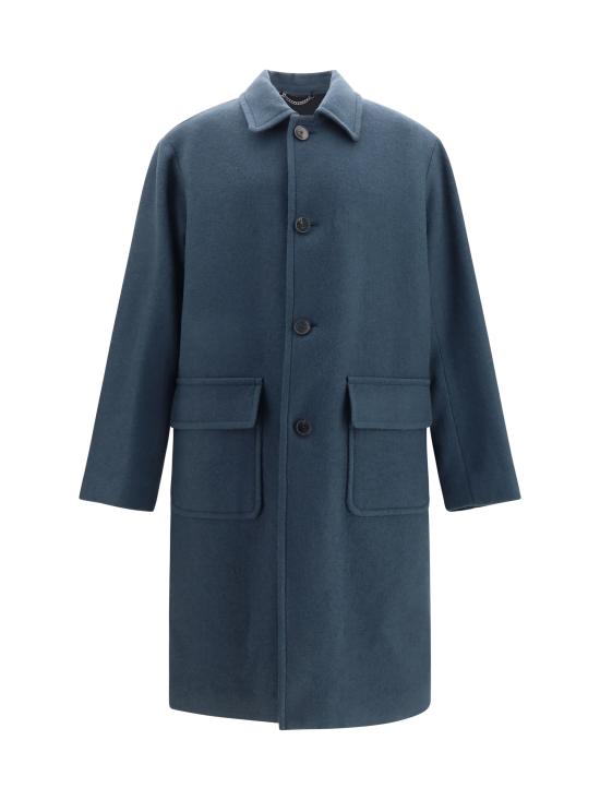 26FW 드리스 반 노튼 코트 2620202044237 BLUE - DRIES VAN NOTEN