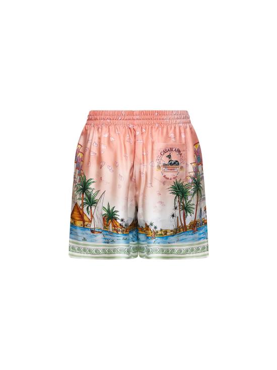26FW 카사블랑카 숏팬츠 MPF26TR39905 ETHEREAL PINK - CASABLANCA