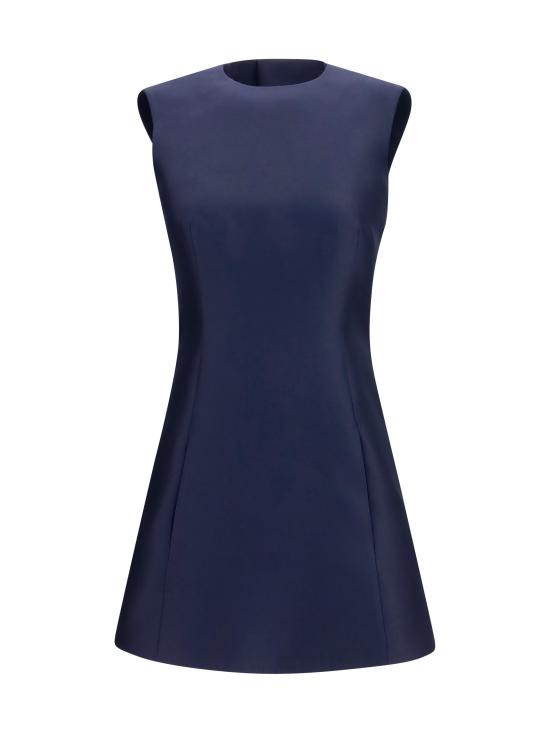 26FW 발렌시아가 A라인 미니 드레스 A00293TUT22 NAVY - BALENCIAGA