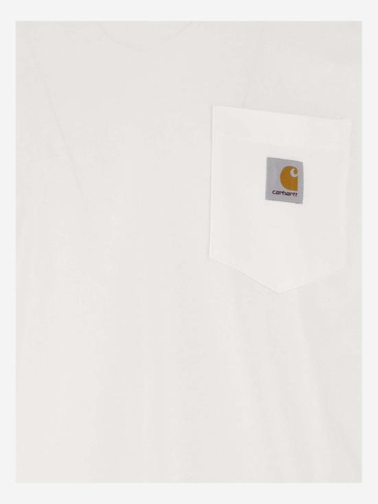 25FW 칼하트 WIP 숏슬리브 포켓 티셔츠 I030434 WHITE - CARHARTT WIP