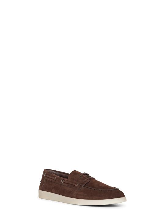26SS 프라다 스웨이드 보트 슈즈 및 레이스업 로퍼 2EG503G001103F0003 BROWN - PRADA