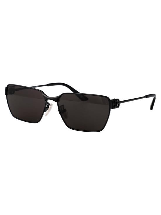  발렌시아가 메탈 사각 프레임 선글라스 BB0374SK BLACK - BALENCIAGA