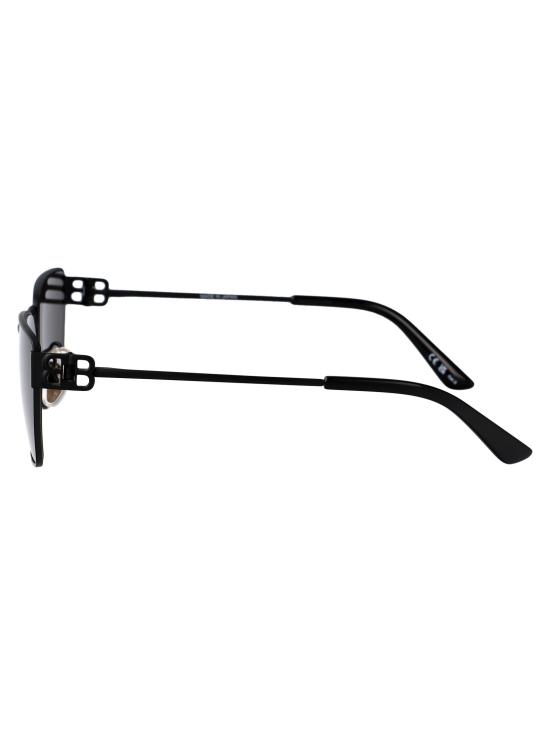  발렌시아가 메탈 사각 프레임 선글라스 BB0374SK BLACK - BALENCIAGA