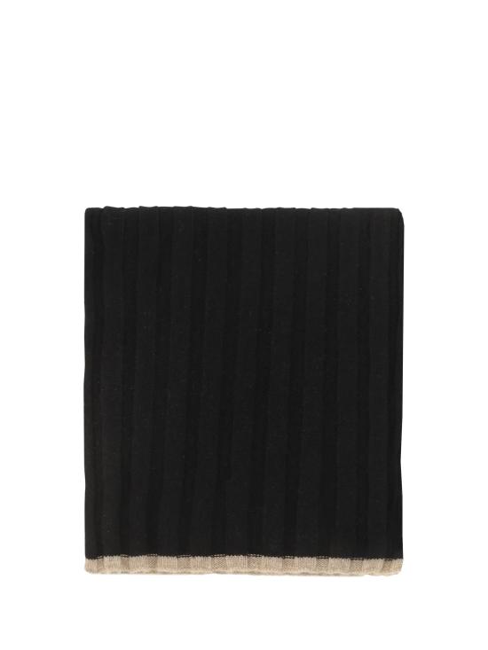 26FW 브루넬로 쿠치넬리 머플러/스카프 M2240819 BLACK - BRUNELLO CUCINELLI