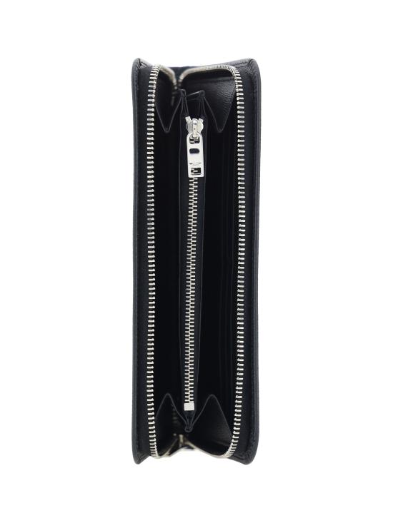 26SS 생로랑 그랑 드 뿌드르 엠보스드 레더 파리 집 어라운드 지갑 534290BTY0N BLACK - SAINT LAURENT