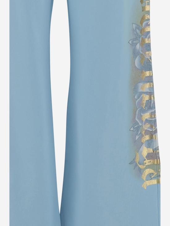  발렌시아가 태키 타투 플레어 스웨트팬츠 806207 BLUE - BALENCIAGA