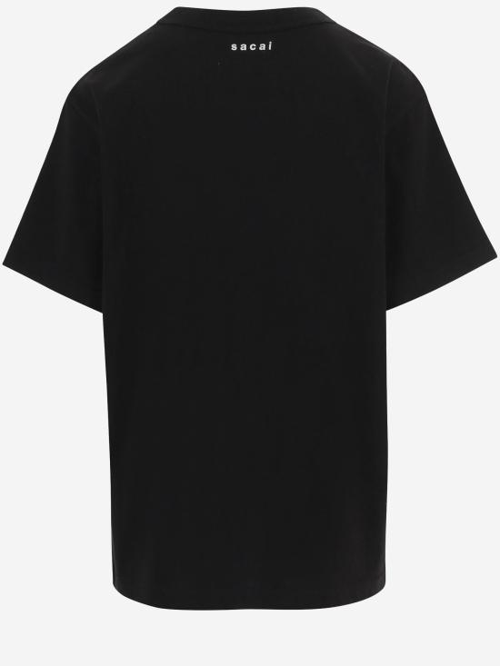 26SS 사카이 폴로 티셔츠 2601147S BLACK - SACAI