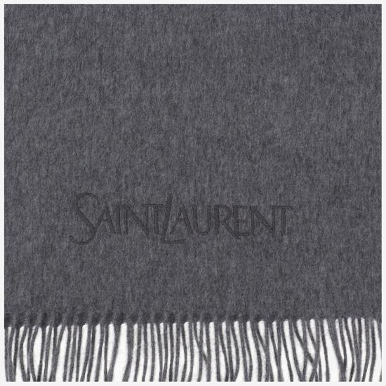  생로랑 머플러/스카프 795159 GRAY - SAINT LAURENT