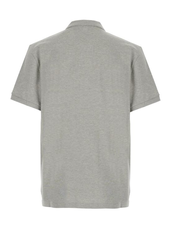26FW 아미 스몰 하트 로고 폴로 티셔츠 HPL411 GRAY - AMI