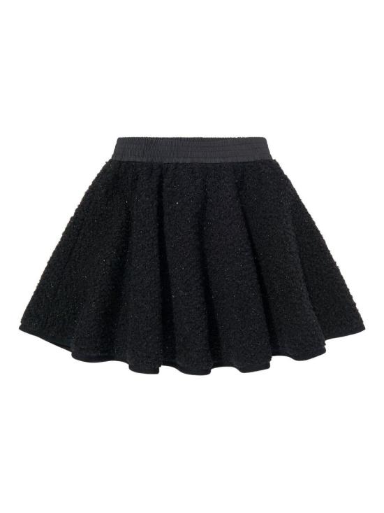 몽클레어 스파클리 테디 플리스 스커트 K29542D0000289B68 BLACK