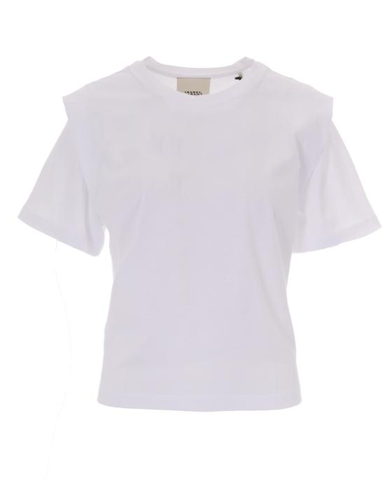 26FW 이자벨마랑 폴로 티셔츠 TS0041FA WHITE