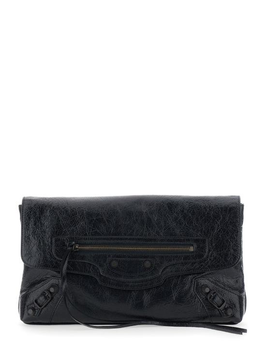 26FW 발렌시아가 르 시티 클러치 873386 BLACK