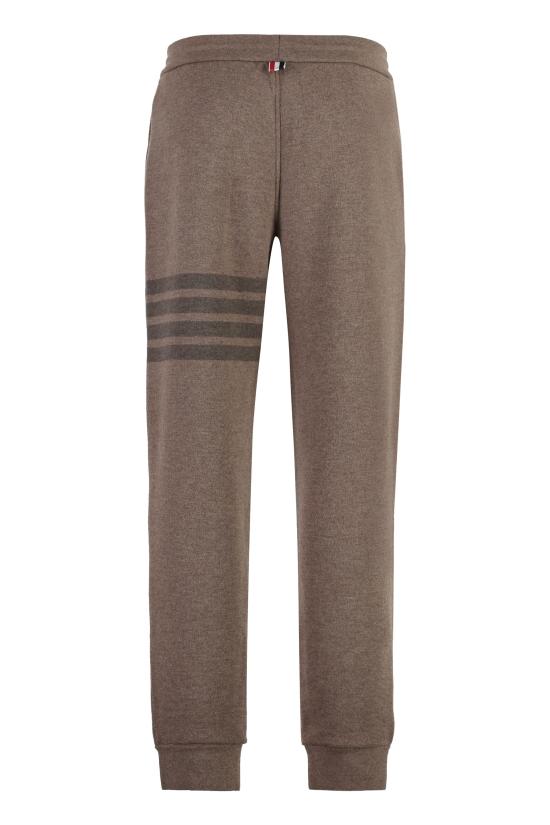  톰브라운 울 루프백 사선 스웨트팬츠 MJQ179AJ0088 BEIGE - THOM BROWNE