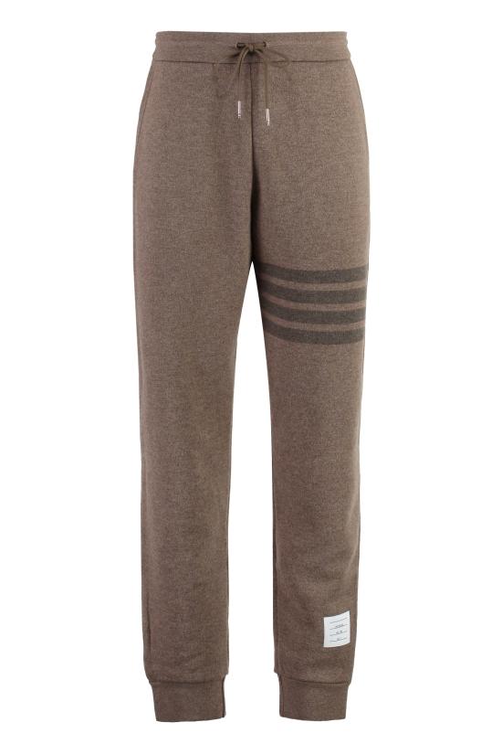 톰브라운 울 루프백 사선 스웨트팬츠 MJQ179AJ0088 BEIGE