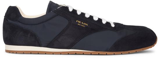 26SS 프라다 스웨이드 나일론 스니커즈 2EE465 F G000 NAVY - PRADA