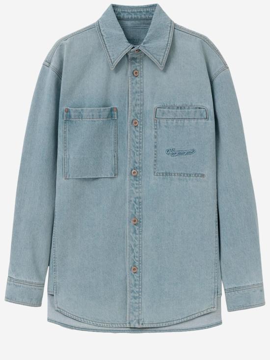 26SS 우영미 셔츠 W261SH26 BLUE - WOOYOUNGMI