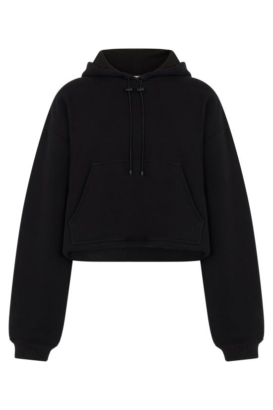  더 마네이 후드 티셔츠 RS25013 BLACK