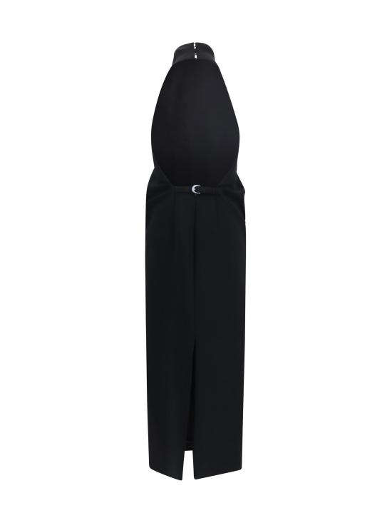 26FW 케이트 록산 하이넥 홀터 드레스 56504114 BLACK - KHAITE