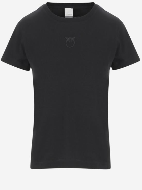 26SS 핑코 폴로 티셔츠 100355 BLACK