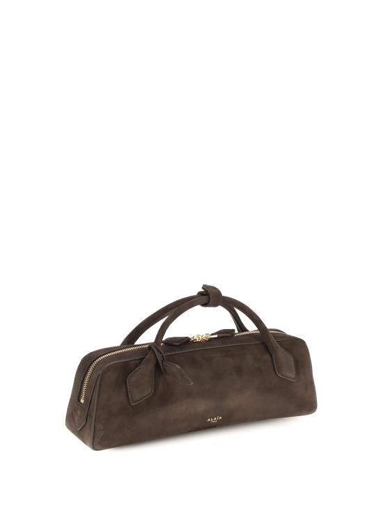26FW 알라이아 르 테켈 스웨이드 고트스킨 클러치 AA1S06026CA328 BROWN - ALAIA