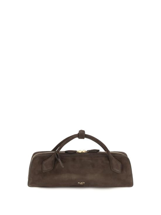 26FW 알라이아 르 테켈 스웨이드 고트스킨 클러치 AA1S06026CA328 BROWN - ALAIA