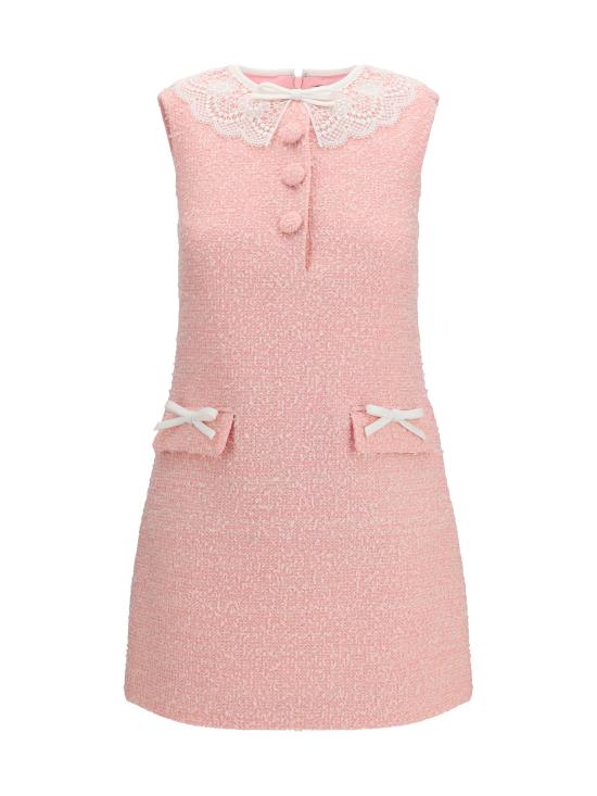 26FW 셀프 포트레이트 원피스 PF26002SCP PINK