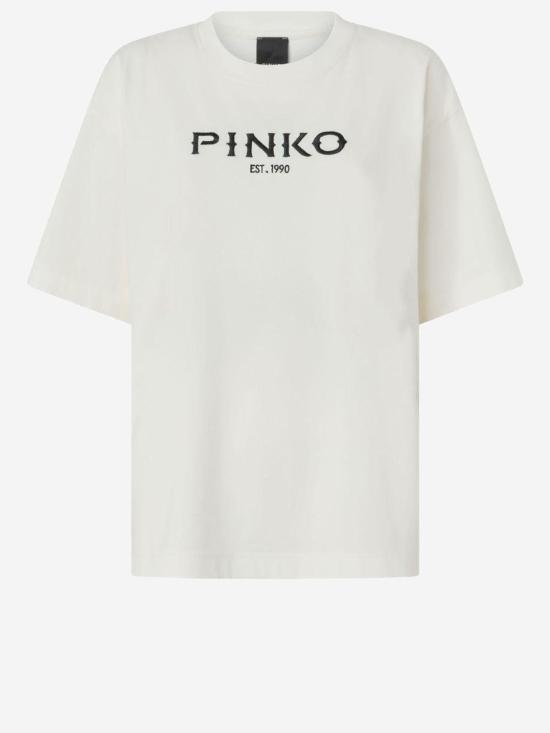 26SS 핑코 폴로 티셔츠 106872 WHITE
