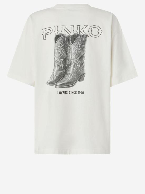 26SS 핑코 폴로 티셔츠 106872 WHITE - PINKO