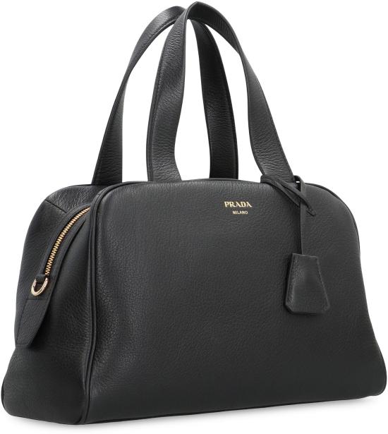 25FW 프라다 라지 레더 탑 핸들 백 1BB148 V OOO BLACK - PRADA