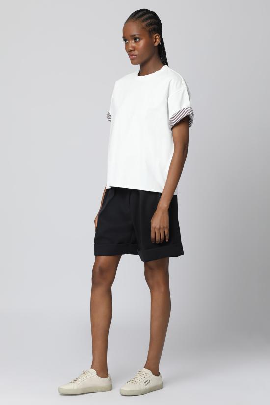  보테가베네타 폴로 티셔츠 753811 WHITE - BOTTEGA VENETA