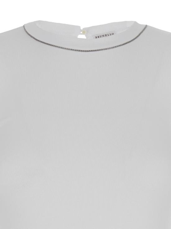 26FW 브루넬로 쿠치넬리 폴로 티셔츠 MPTC8BJ300 WHITE - BRUNELLO CUCINELLI
