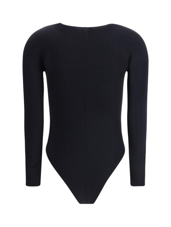 25FW 월포드 바디수트 티셔츠 79291 BLACK