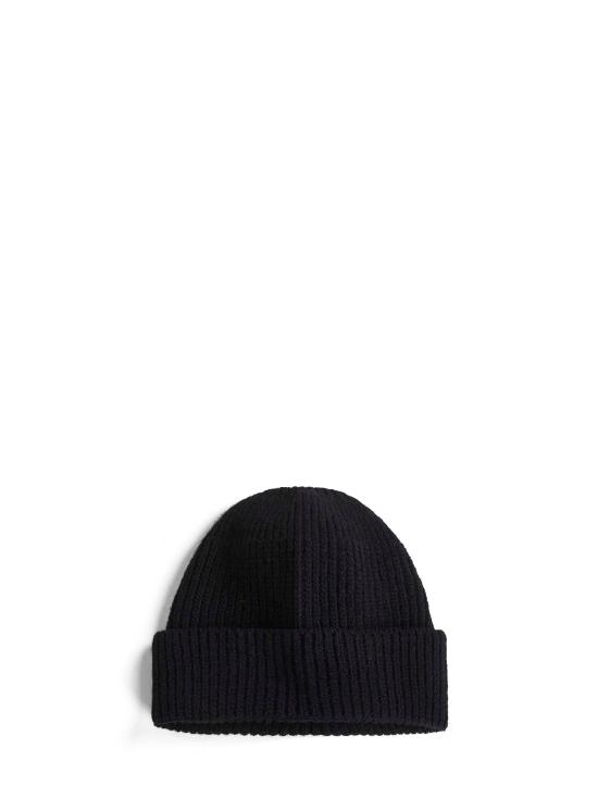 26FW 프라다 트라이앵글 로고 니트 비니 2HC4263IMF0002 BLACK - PRADA