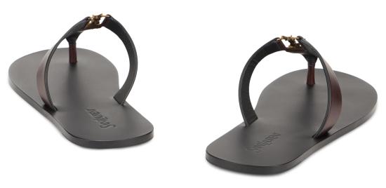  생로랑 샌들 863525 BLACK - SAINT LAURENT