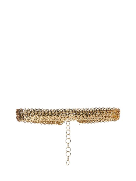  파코라반 벨트 23PAA0132MET002 GOLD - PACO RABANNE
