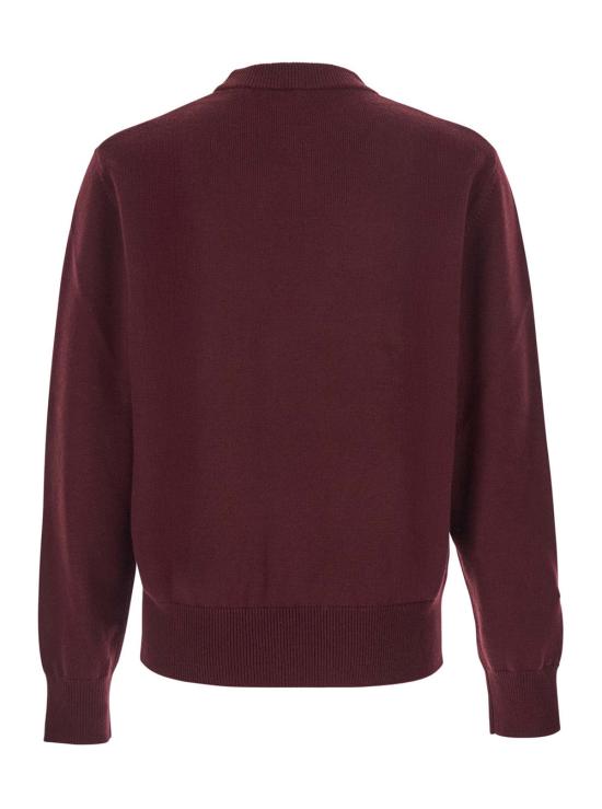 25FW 선플라워 스웨터 30392 BURGUNDY - SUNFLOWER