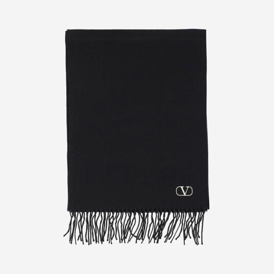26FW 발렌티노 가라바니 머플러/스카프 9Y2ET028 BLACK