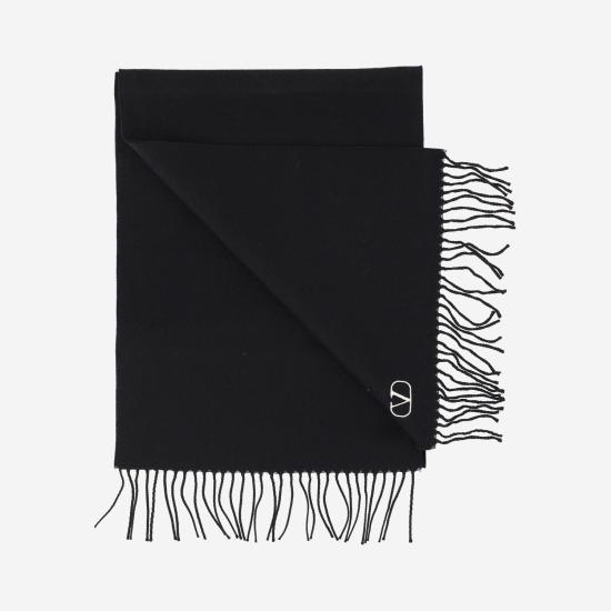 26FW 발렌티노 가라바니 머플러/스카프 9Y2ET028 BLACK - VALENTINO GARAVANI