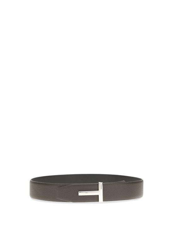 26FW 톰포드 그레인 레더 T 아이콘 벨트 40mm TB178LCL236S BROWN