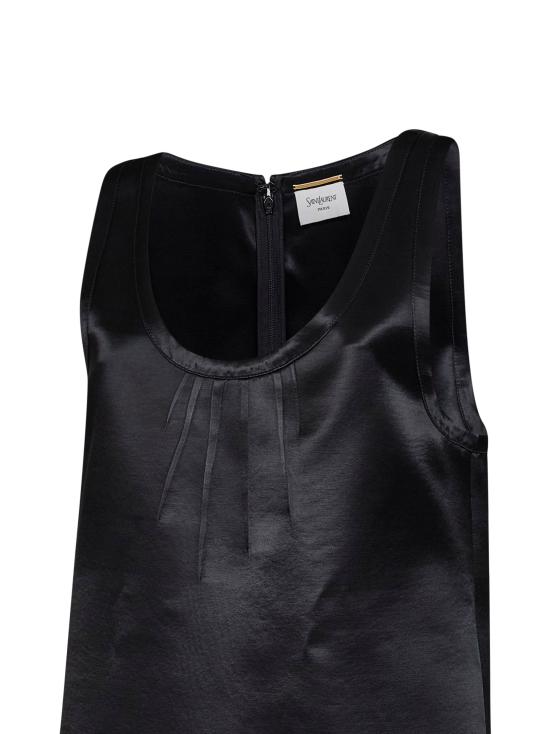 26SS 생로랑 원피스 870784Y1K441000 BLACK - SAINT LAURENT