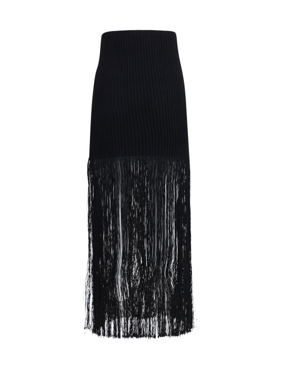 26FW 알라이아 스커트 AA9J2574K217D BLACK - ALAIA