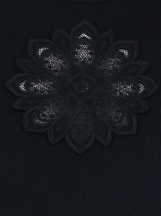 26SS 트윈셋 민소매 티셔츠 261TP2090 BLACK - TWINSET