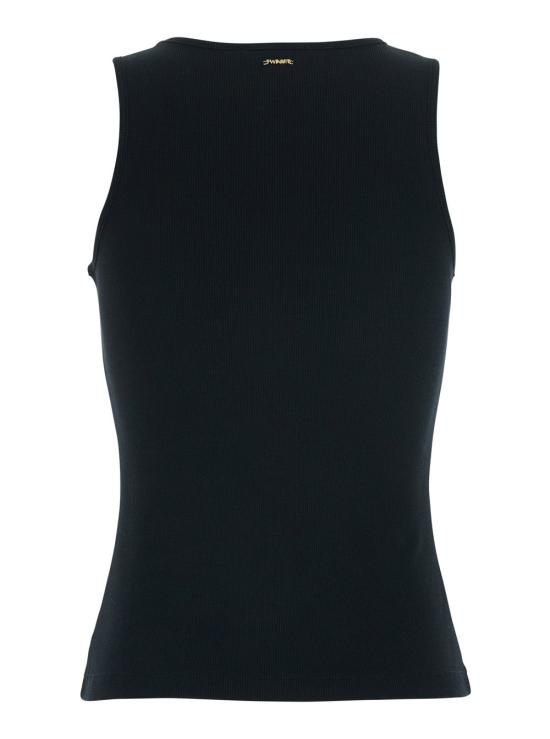 26SS 트윈셋 민소매 티셔츠 261TP2090 BLACK - TWINSET
